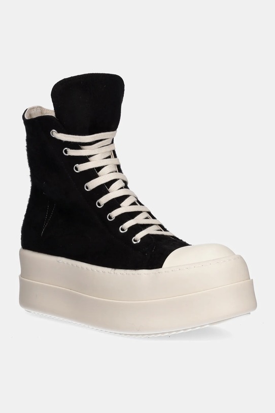 Rick Owens DRKSHDW trampki Double Bumper Sneaks tekstylny czarny DS02E7831.BMOEM8