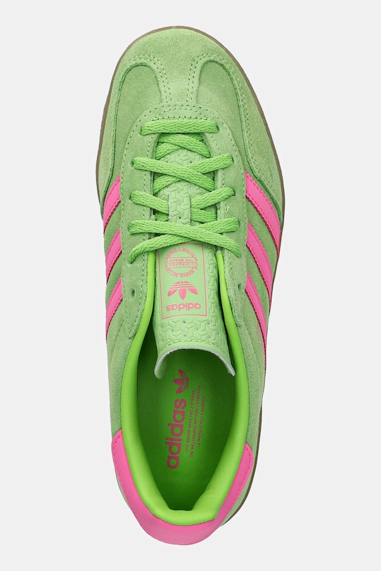 adidas Originals sneakers din piele întoarsă Gazelle Indoor verde JQ1794