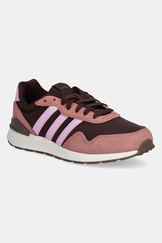 adidas sneakersy Run 60s 4.0 skóra zamszowa brązowy JS1007