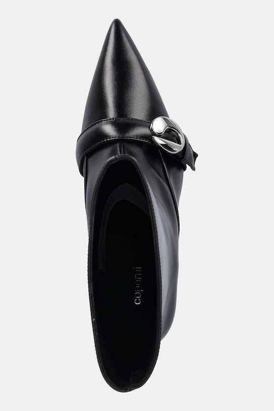 Coperni cizme de piele Ankle Heeled Belt Boots negru COPSH87F6058