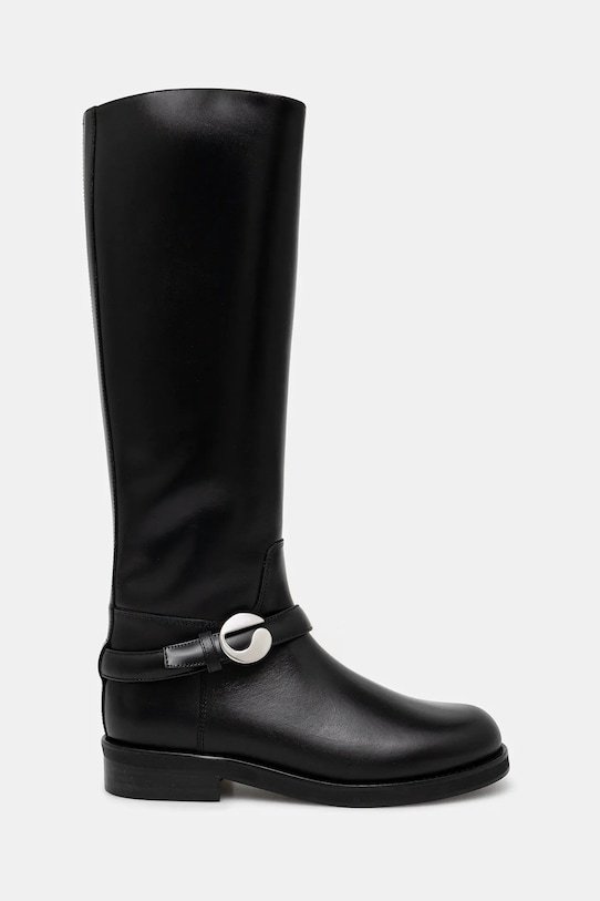 Coperni kozaki skórzane Belt Cavalier COPSH85F6058 czarny AW25