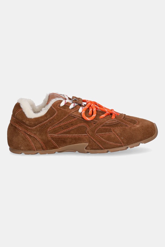 Nokwol sneakersy zamszowe Atlas Atlas.Fur.Tan brązowy AW25
