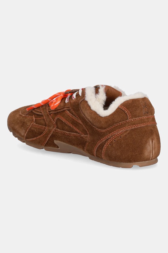 Obuwie Nokwol sneakersy zamszowe Atlas Atlas.Fur.Tan brązowy