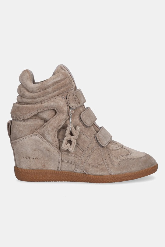 Замшеві черевики Nokwol Demmi Demmi.Taupe.Suede бежевий AW25