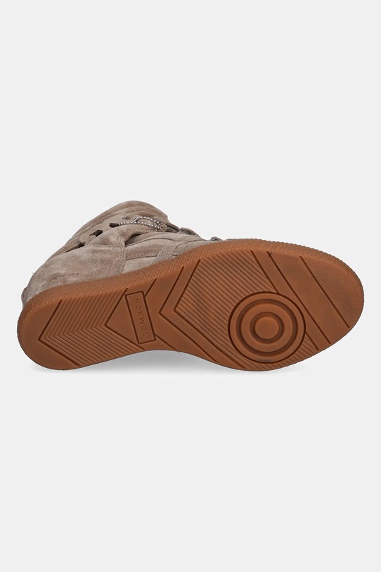 Замшеві черевики Nokwol Demmi Demmi.Taupe.Suede бежевий