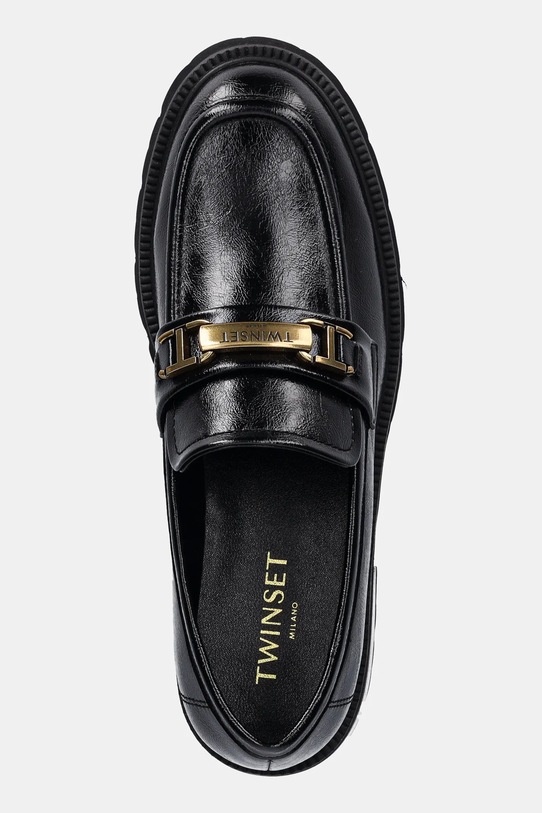 Twinset mocasini negru 252TGT080.00006