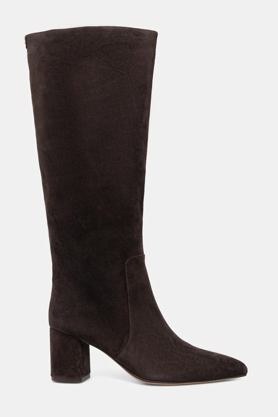 Semišové čižmy Twinset 252TGT162.11054 hnedá AW25