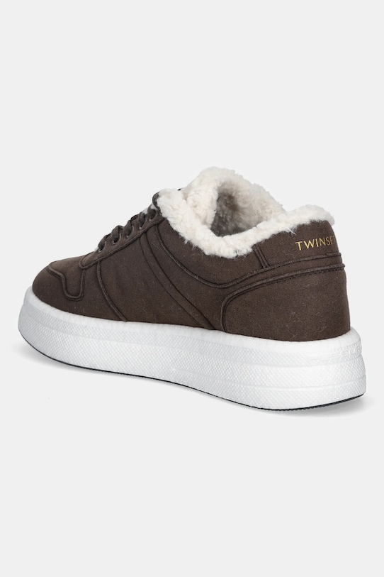 Obuwie Twinset sneakersy 252TGT01G.11054 brązowy