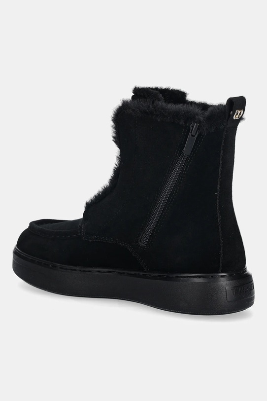 Obuwie Twinset botki zamszowe 252TGT01C.00006 czarny