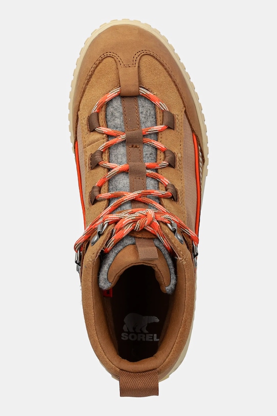 Sorel sneakers din piele întoarsă ONA AVE PEAK BOOT WP maro 2138441242