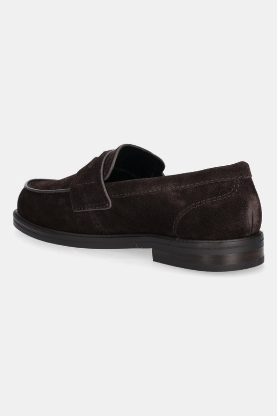 Obuwie Nokwol mokasyny zamszowe Moto Moto.Brown.Suede brązowy