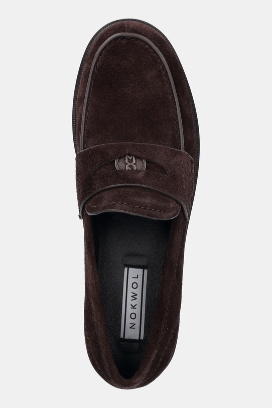 Nokwol mokasyny zamszowe Moto brązowy Moto.Brown.Suede