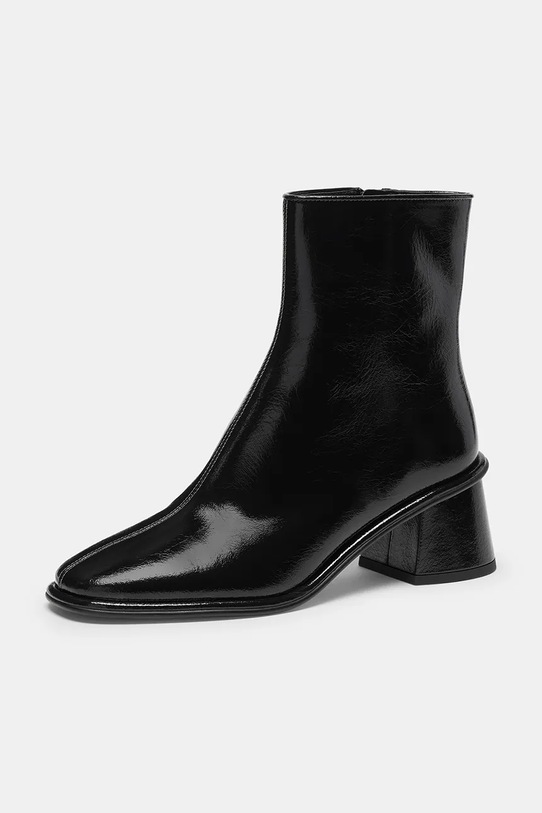 Obuwie Coach botki skórzane Gigi Glazed CCH46.BLK czarny