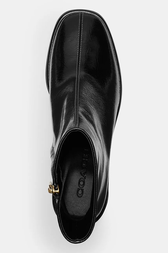 Coach botki skórzane Gigi Glazed CCH46.BLK czarny
