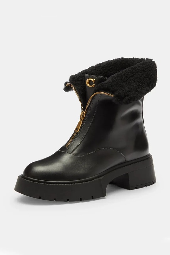Încălțăminte Coach botine Leah Platform CCH86.BLK negru