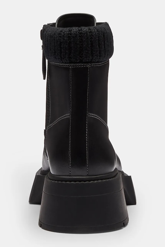 Coach cizme de piele Leah Platform negru CCH88.BLK