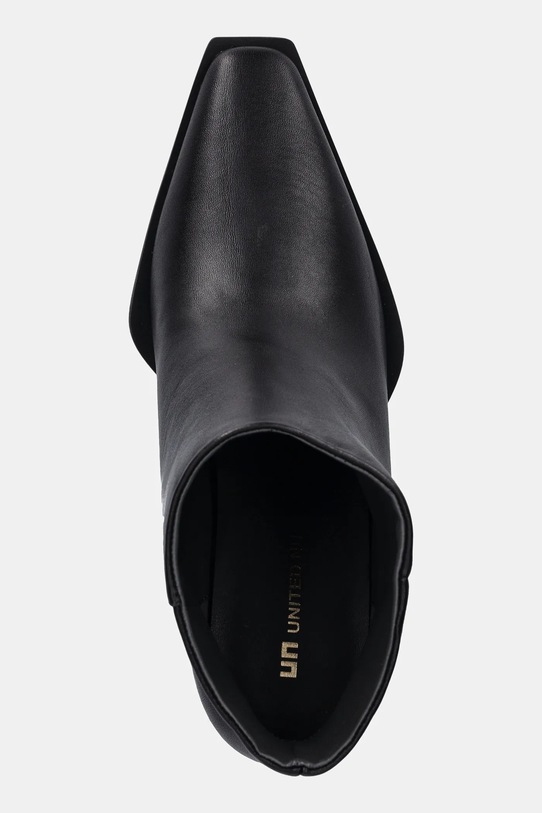 Δερμάτινες μπότες United Nude Rockit Pull On Bootie μαύρο 109470116