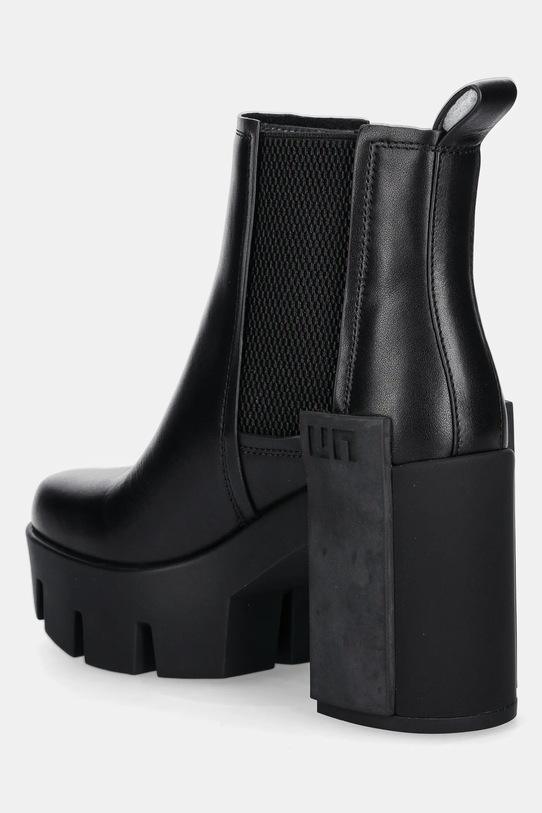 Obuwie United Nude sztyblety skórzane Grip Chelsea Mid IV 109590116 czarny