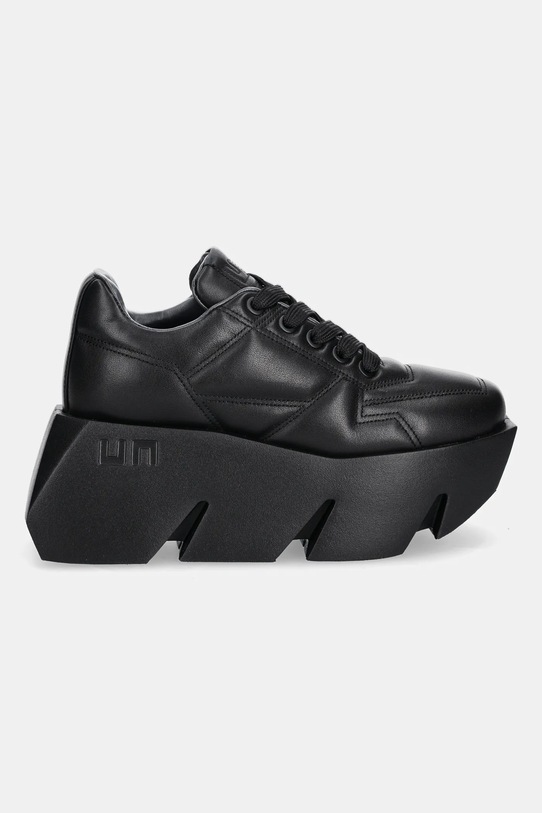 United Nude sneakersy skórzane Bull Puffy Sneaker 1096401170 czarny AW25