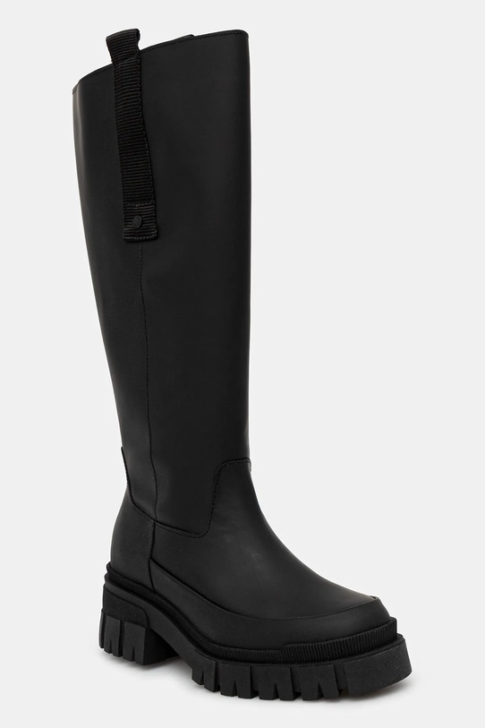 Шкіряні чоботи Barbour Saidie Tall Boot без утеплення чорний LFO0786BK31