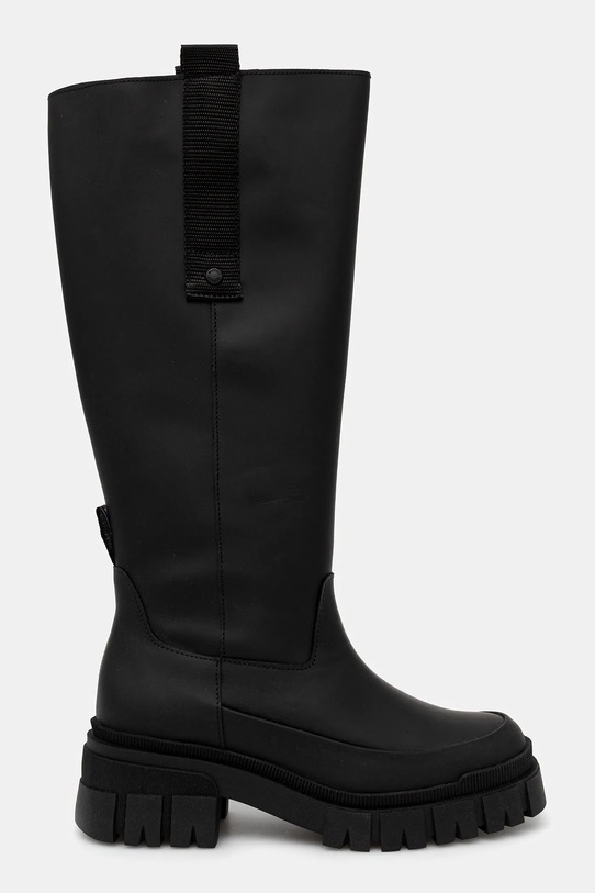 Barbour stivali in pelle Saidie Tall Boot LFO0786BK31 nero AW25