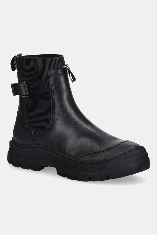 Gležnjače Barbour Klara Chelsea Boot zrnata koža crna LFO0787BK91