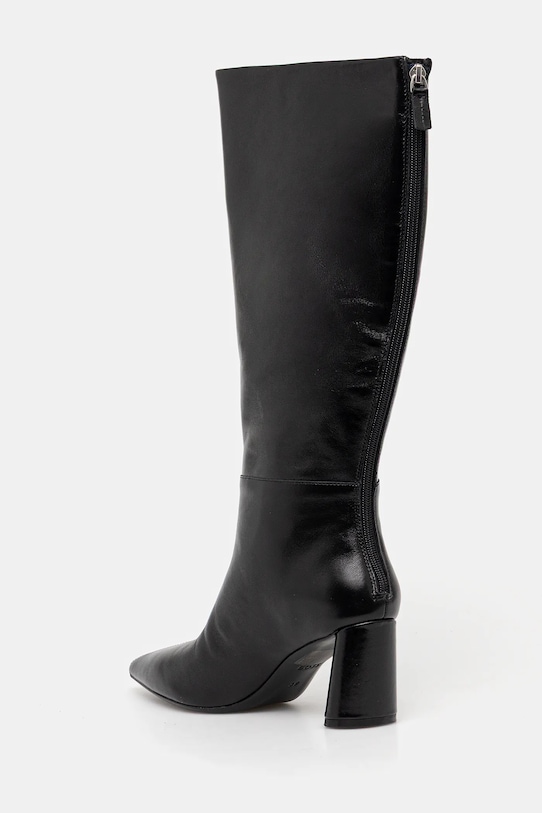 Obuwie BOSS kozaki skórzane Gracey 50552785.001 czarny