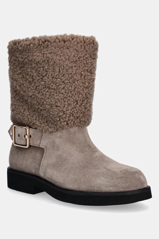 BOSS botine Eleri neizolat bej 50552748.247
