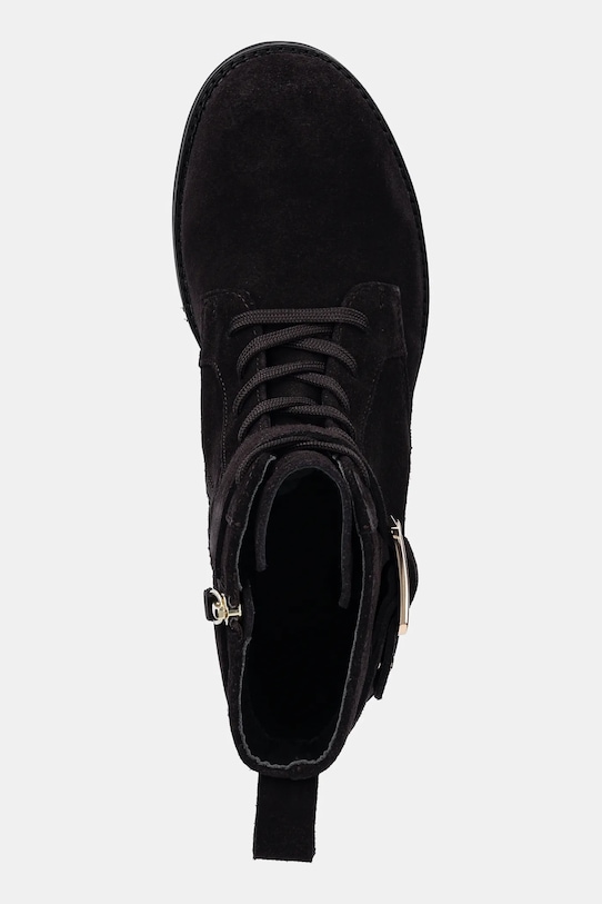 BOSS botki zamszowe Eleri fioletowy 50552774.502