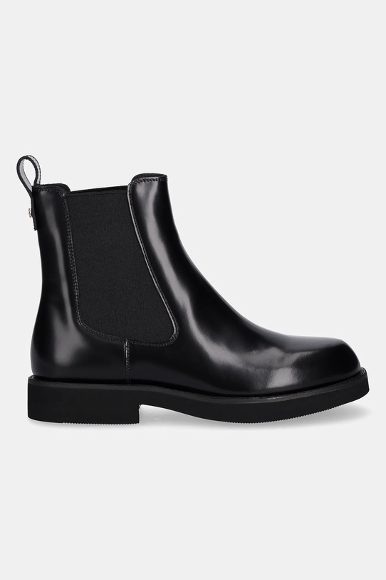 BOSS sztyblety skórzane 50552775 50552775.001 czarny AW25