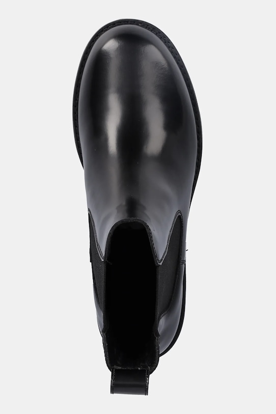 Шкіряні черевики BOSS Eleri чорний 50552775.001