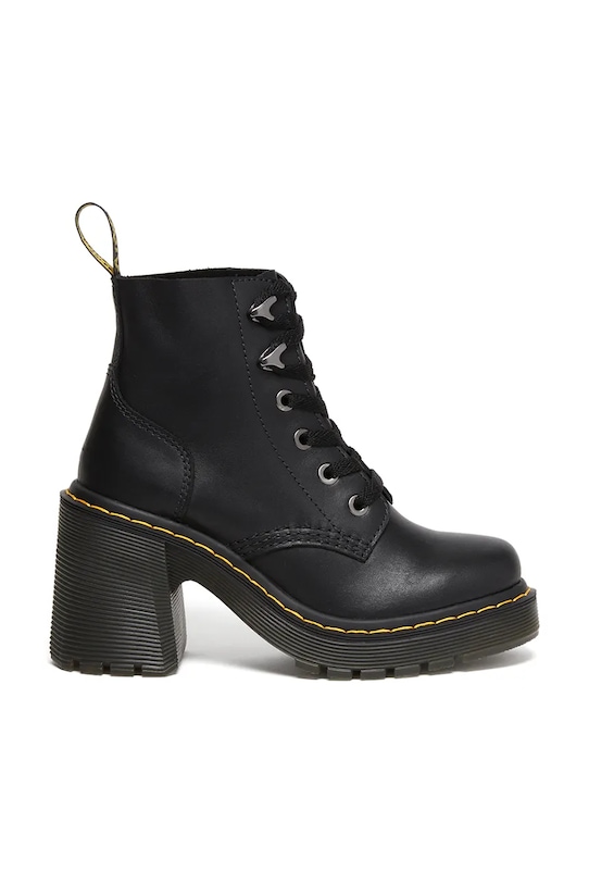 Dr. Martens botki skórzane Jesy słupek czarny DM27613001