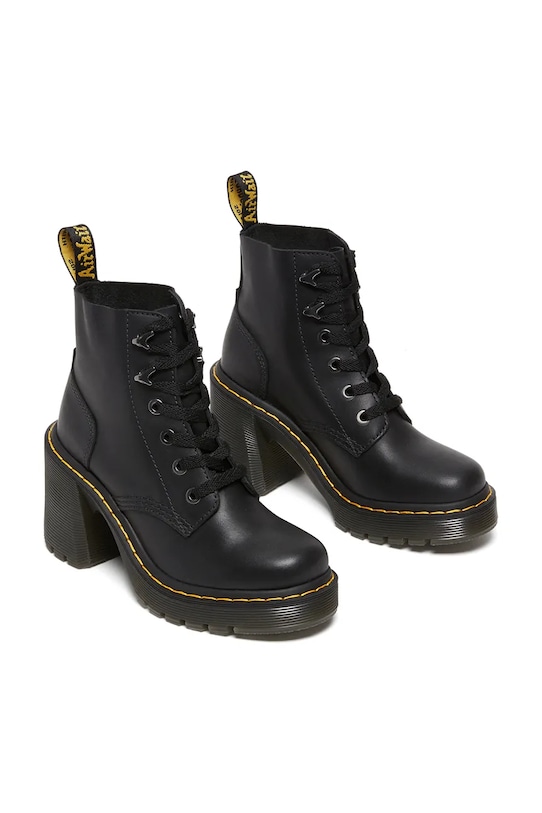 Dr. Martens botki skórzane Jesy DM27613001 czarny AW25