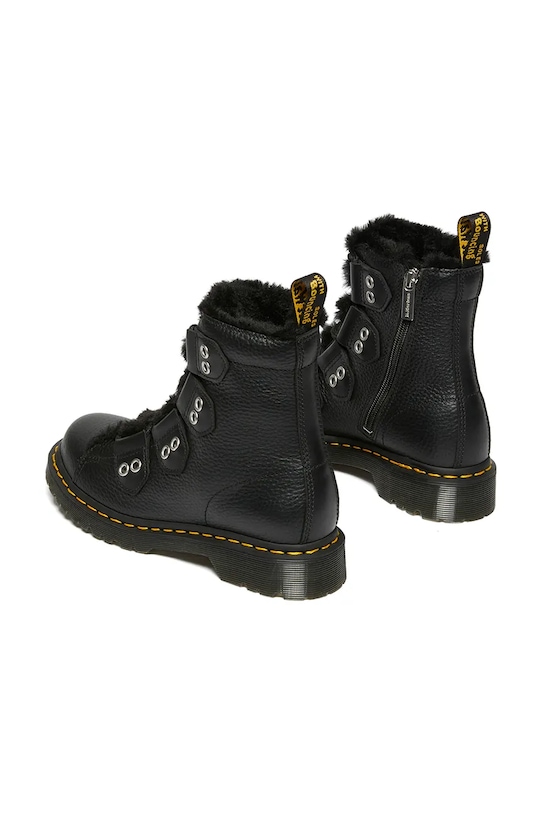 Obuwie Dr. Martens workery skórzane 1460 LTT Fur Lined DM31876001 czarny