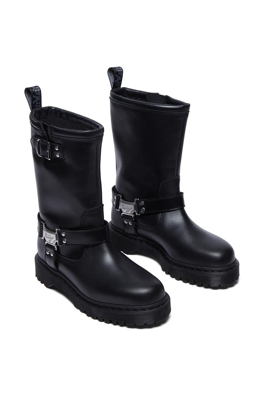 Dr. Martens botki skórzane Anistone Hi DM32199001 czarny AW25