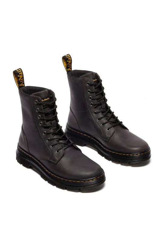 Dr. Martens botki skórzane Combs DM40603020 szary AW25