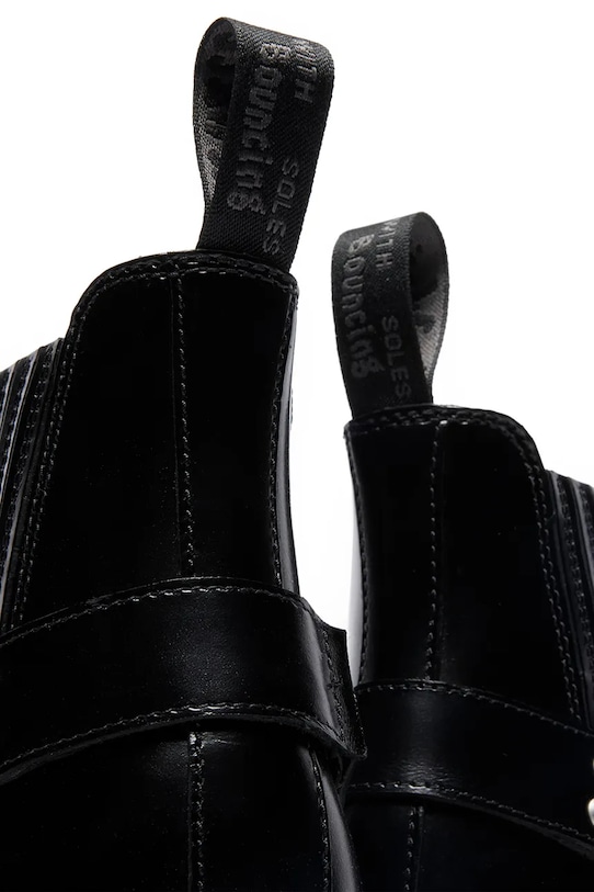 Кожаные полусапоги Dr. Martens 2976 Harness Chelsea чёрный DM41387001