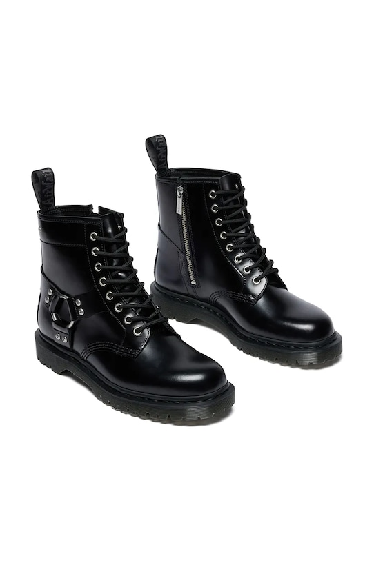 Кожаные полусапоги Dr. Martens 1460 Harness DM41388001 чёрный AW25