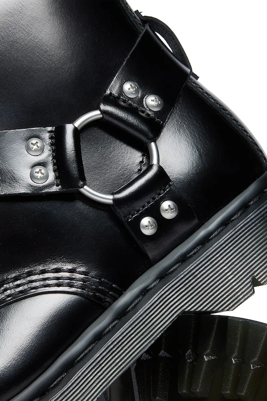 Кожаные полусапоги Dr. Martens 1460 Harness чёрный DM41388001
