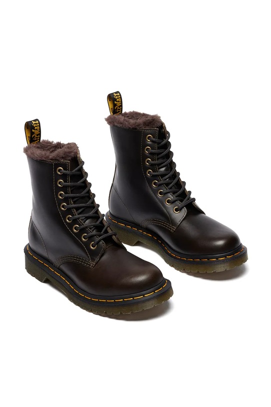 Δερμάτινα workers Dr. Martens 1460 Serena DM41414020 καφέ AW25