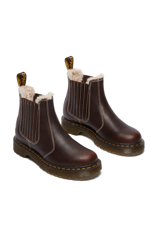 Dr. Martens sztyblety skórzane 2976 Leonore II DM41418200 brązowy AW25