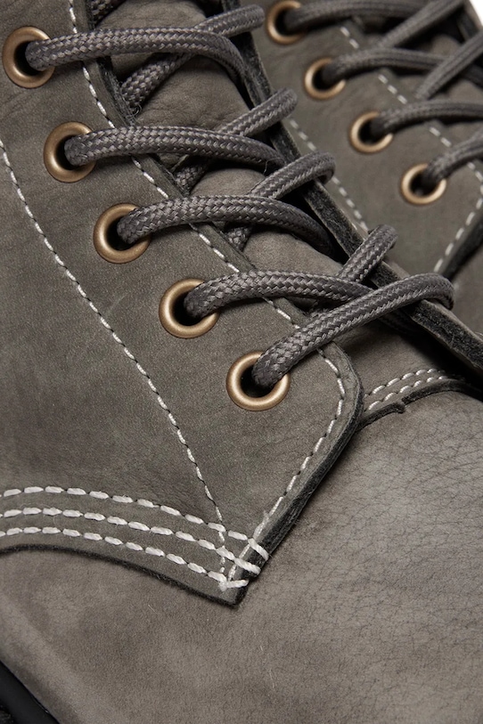 Кожаные полусапоги Dr. Martens 1460 Pascal Bex Fur Lined DM41419020 серый