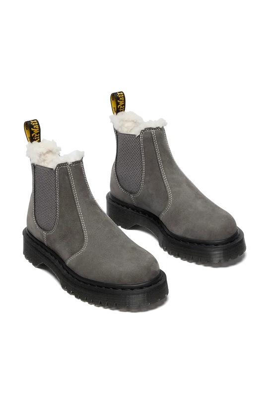 Замшевые ботинки Dr. Martens 2976 Bex Fur Lined DM41420020 серый AW25