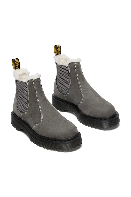 Замшевые ботинки Dr. Martens 2976 Bex Fur Lined DM41420020 серый AW25