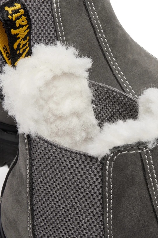 Замшевые ботинки Dr. Martens 2976 Bex Fur Lined DM41420020 серый