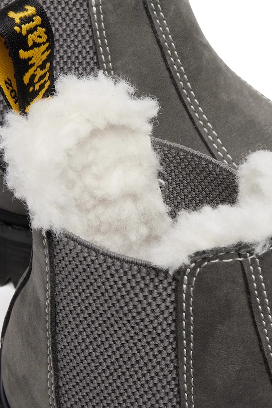 Замшевые ботинки Dr. Martens 2976 Bex Fur Lined DM41420020 серый