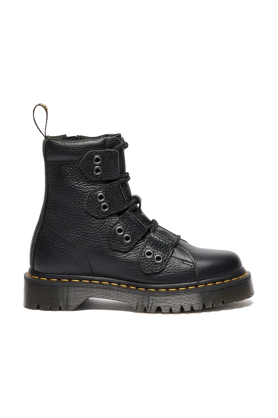 Δερμάτινα workers Dr. Martens 1460 LTT ίσια πλατφόρμα μαύρο DM41750001