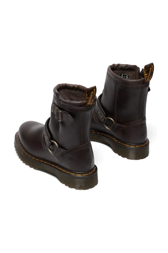 Obuwie Dr. Martens botki skórzane Anistone Harness DM41870200 brązowy