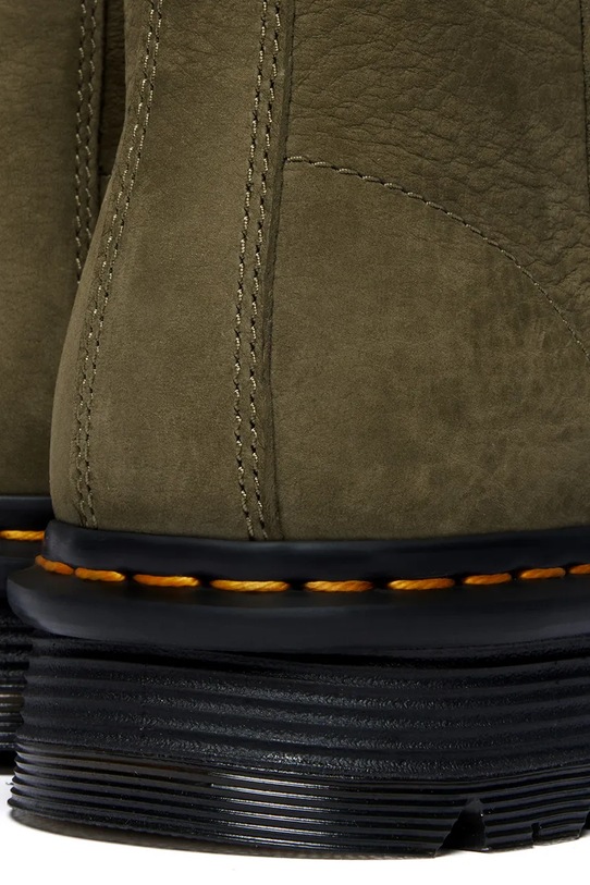 Черевики з нубуку Dr. Martens ZebZag Rigger зелений DM42022300