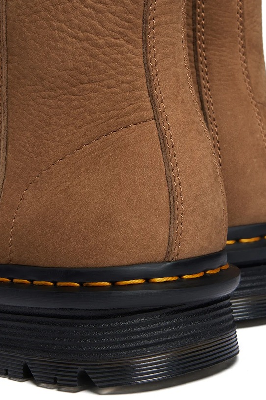 Dr. Martens botki nubukowe ZebZag Rigger Warm Lined brązowy DM42023200